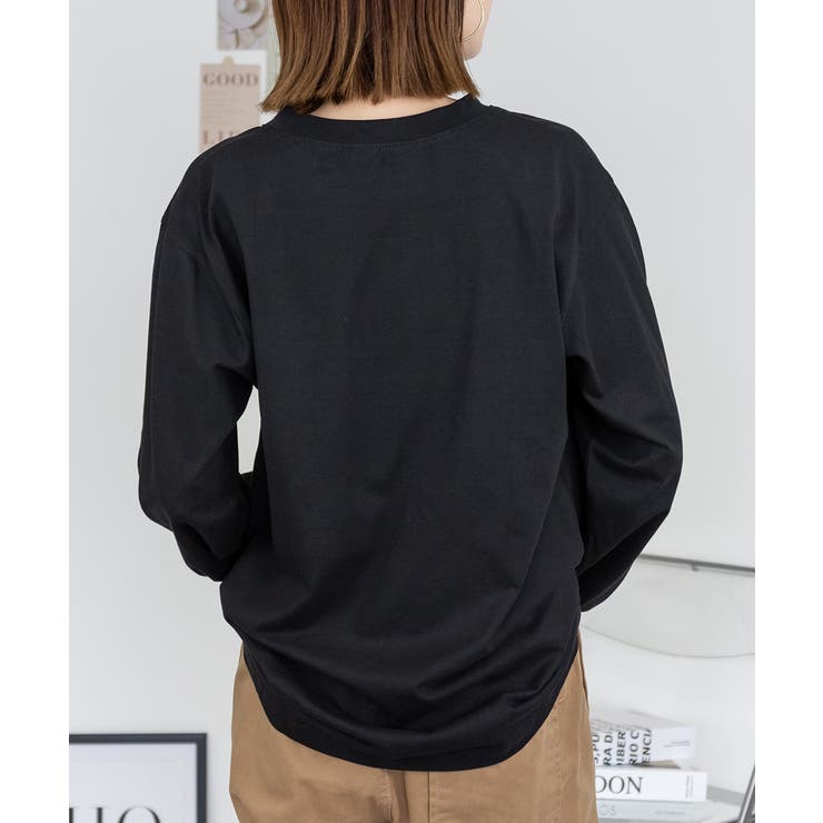 【M・L・LL・3L・4L】プチハイネックロングスリーブプルオーバー | JungleJalopy | 詳細画像5 