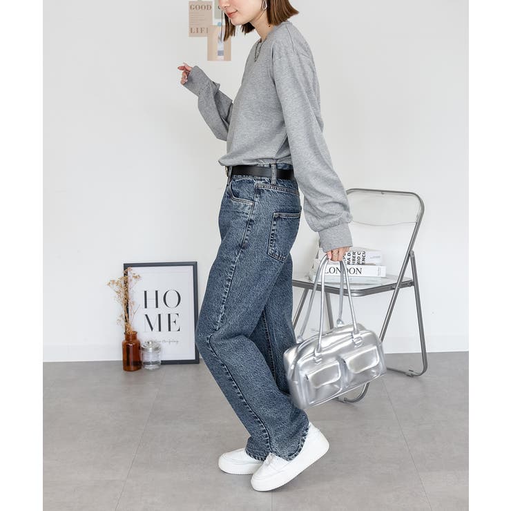 【M・L・LL・3L・4L】プチハイネックロングスリーブプルオーバー | JungleJalopy | 詳細画像79 