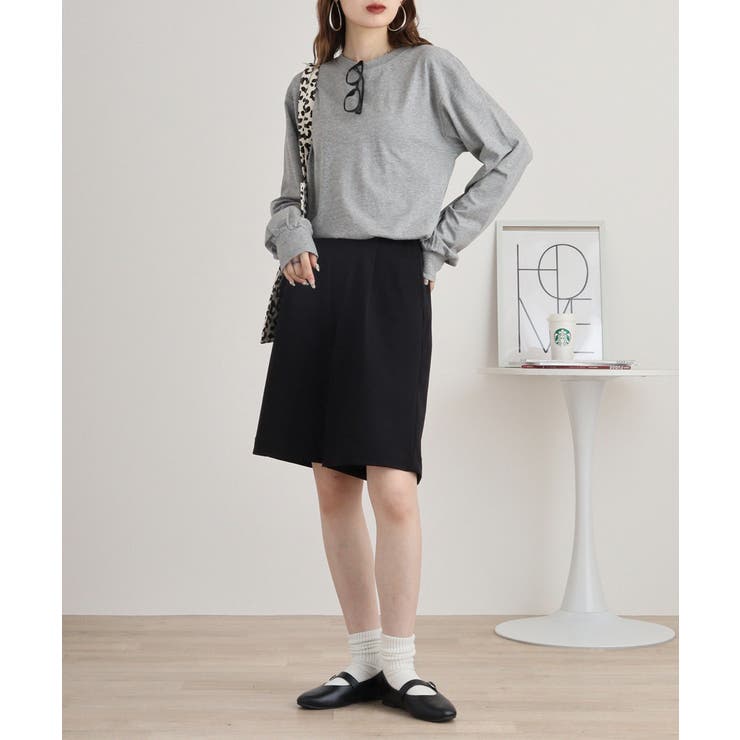 【M・L・LL・3L・4L】プチハイネックロングスリーブプルオーバー | JungleJalopy | 詳細画像84 