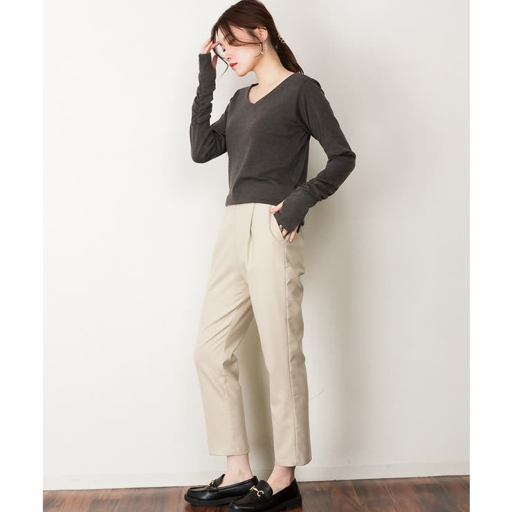 【M・L・LL・3L・4L】Vネック指空きTシャツ | JungleJalopy | 詳細画像21 