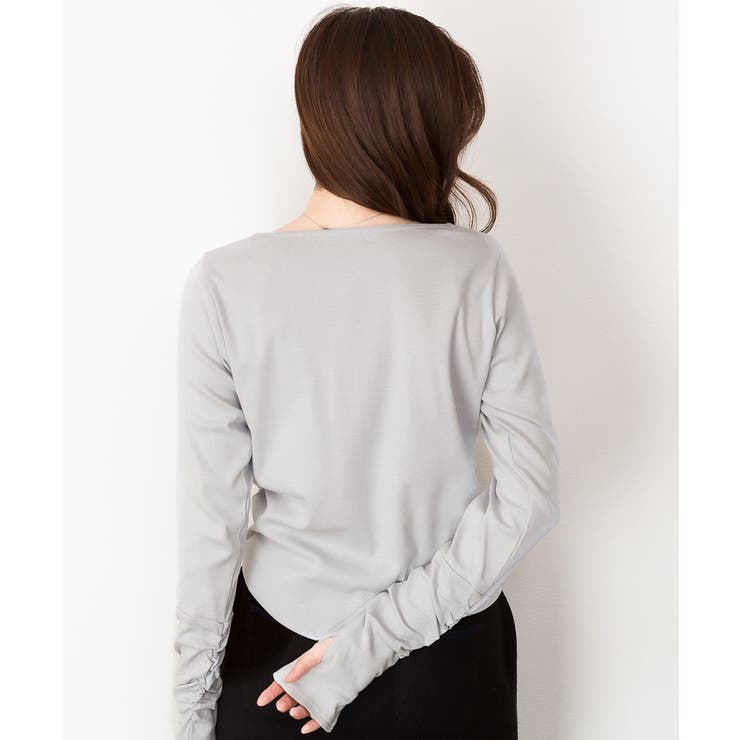 【M・L・LL・3L・4L】Vネック指空きTシャツ | JungleJalopy | 詳細画像38 