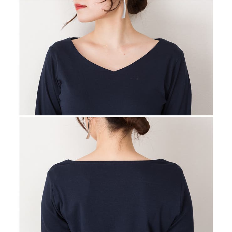 【M・L・LL・3L・4L】Vネック指空きTシャツ | JungleJalopy | 詳細画像77 