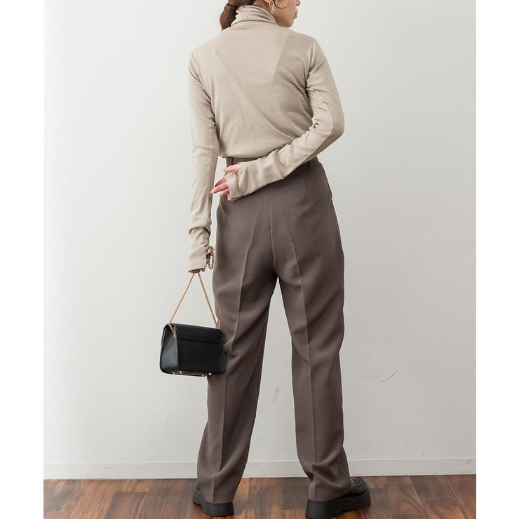 【M・LL・L・4L・3L】ハイネック指穴カットソー | JungleJalopy | 詳細画像26 