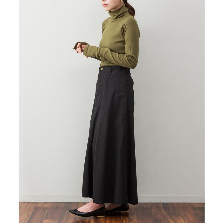 【M・LL・L・4L・3L】ハイネック指穴カットソー | JungleJalopy | 詳細画像33 