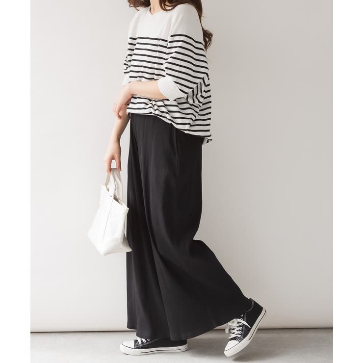 紐付きゆったりカットワイドパンツ 大きいサイズ レディース | JungleJalopy | 詳細画像10 