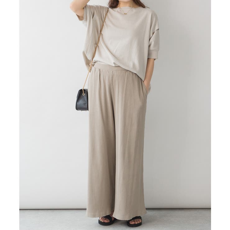 紐付きゆったりカットワイドパンツ 大きいサイズ レディース | JungleJalopy | 詳細画像20 