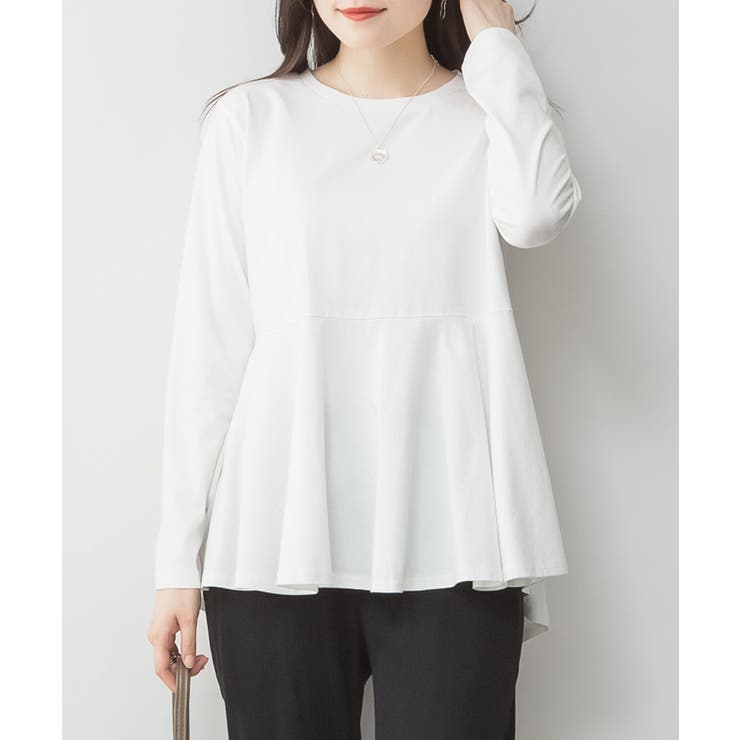 裾フレア長袖カットソー トップス Tシャツ | JungleJalopy | 詳細画像28 