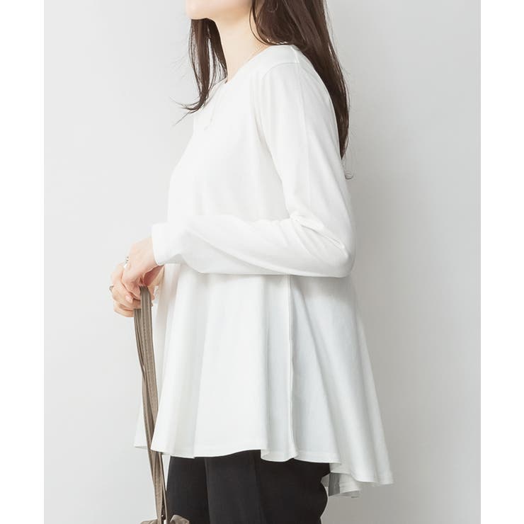 裾フレア長袖カットソー トップス Tシャツ | JungleJalopy | 詳細画像30 