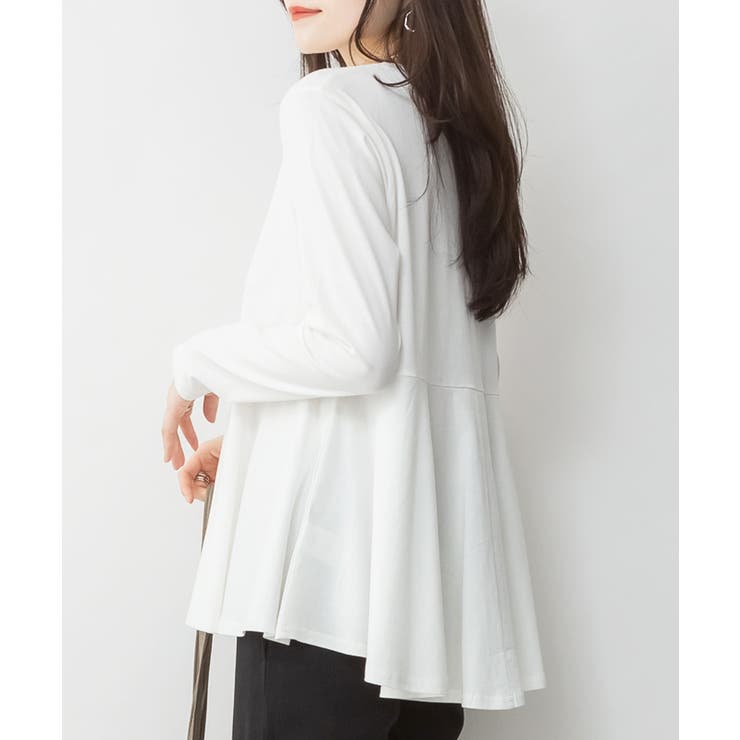 裾フレア長袖カットソー トップス Tシャツ | JungleJalopy | 詳細画像31 