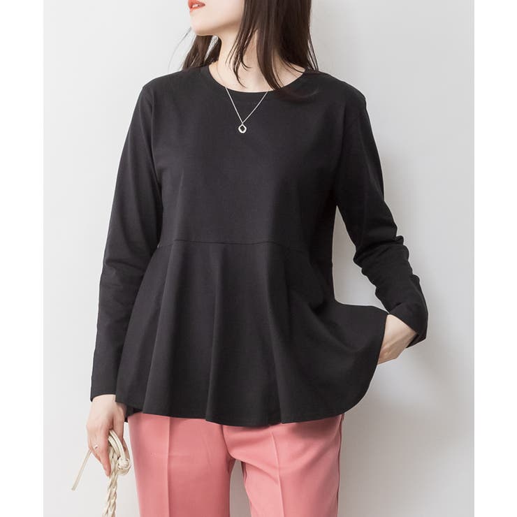 裾フレア長袖カットソー トップス Tシャツ | JungleJalopy | 詳細画像4 