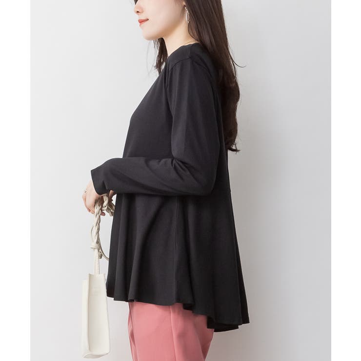 裾フレア長袖カットソー トップス Tシャツ | JungleJalopy | 詳細画像6 