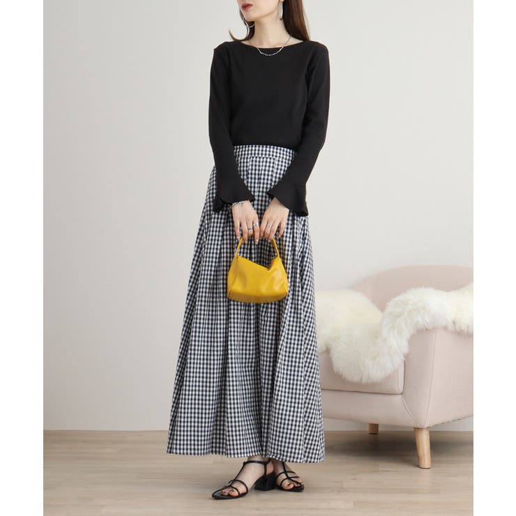 綿フライス袖口フレア長袖カットソー | JungleJalopy | 詳細画像13 