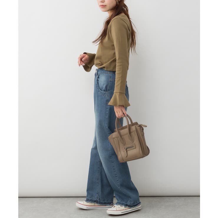 綿フライス袖口フレア長袖カットソー | JungleJalopy | 詳細画像30 