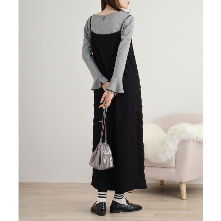 綿フライス袖口フレア長袖カットソー | JungleJalopy | 詳細画像60 