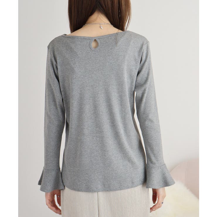 綿フライス袖口フレア長袖カットソー | JungleJalopy | 詳細画像63 