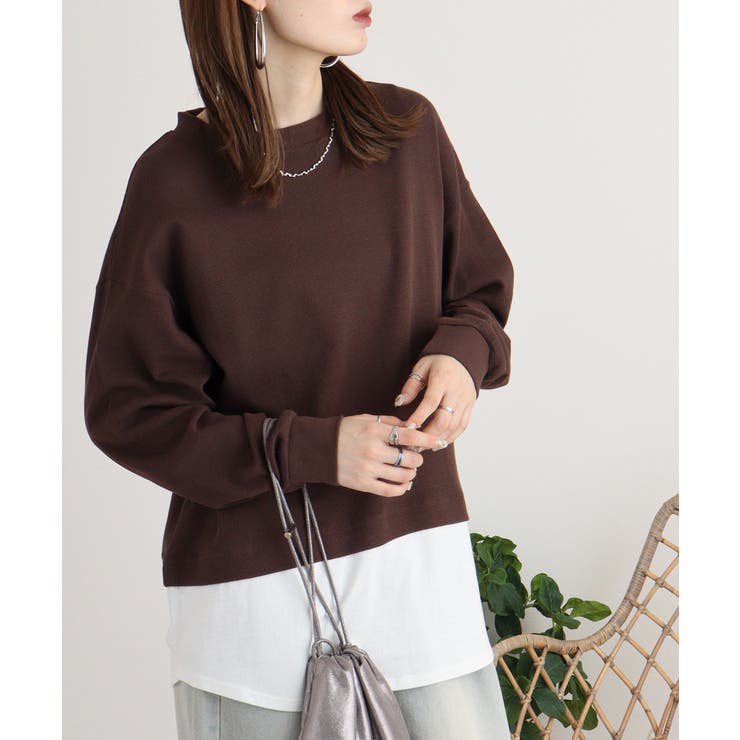 ワッフル裾切り替え長袖Tシャツ 冬 レディース | JungleJalopy | 詳細画像20 