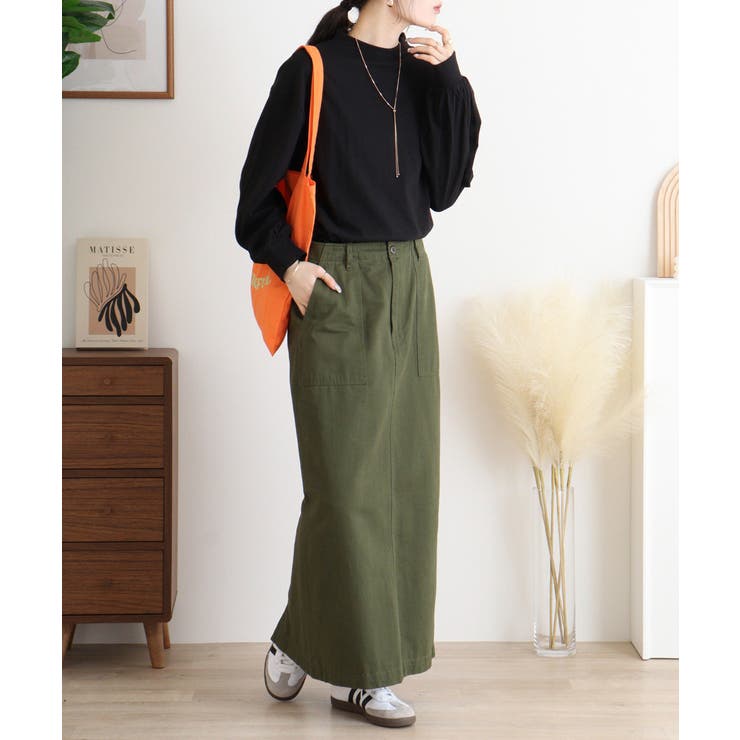 バルーンスリーブモックネックトップ レディース 大きいサイズ | JungleJalopy | 詳細画像14 