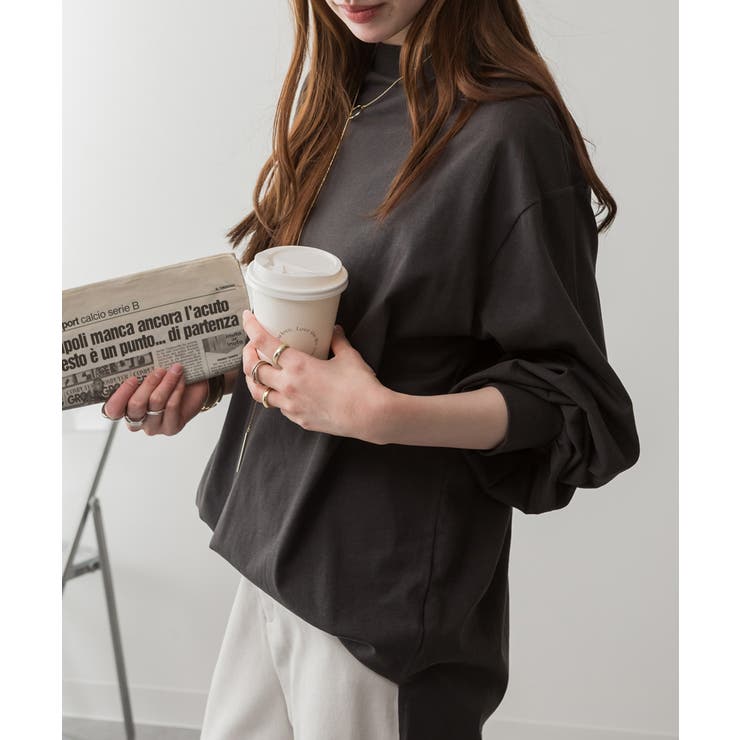 バルーンスリーブモックネックトップ レディース 大きいサイズ | JungleJalopy | 詳細画像23 