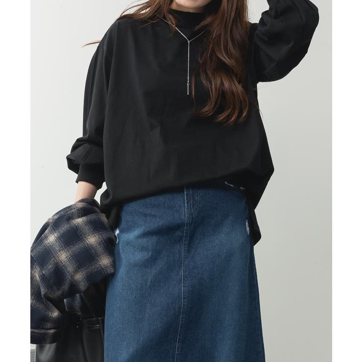 バルーンスリーブモックネックトップ レディース 大きいサイズ | JungleJalopy | 詳細画像3 