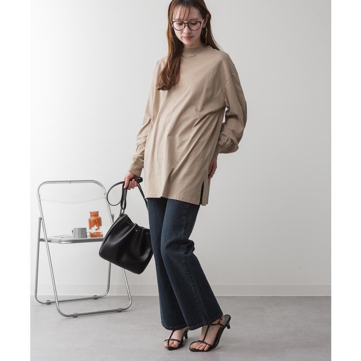 バルーンスリーブモックネックトップ レディース 大きいサイズ | JungleJalopy | 詳細画像48 