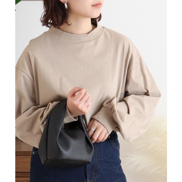 バルーンスリーブモックネックトップ レディース 大きいサイズ | JungleJalopy | 詳細画像53 