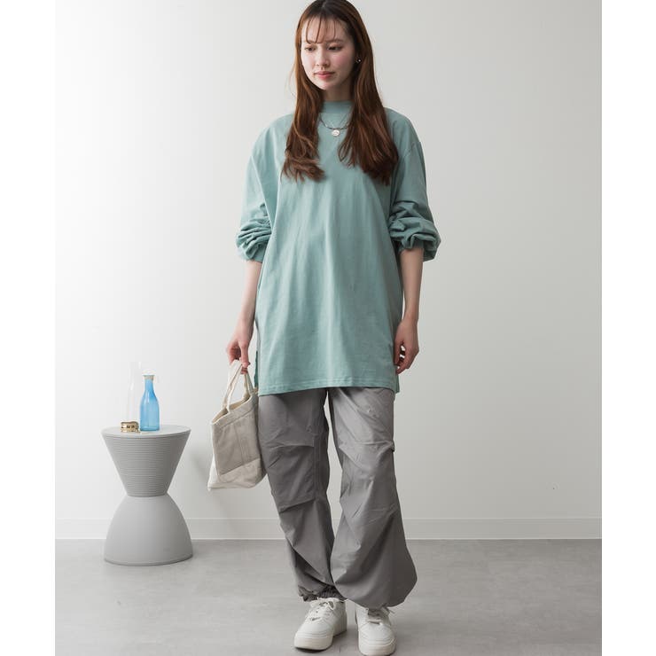 バルーンスリーブモックネックトップ レディース 大きいサイズ | JungleJalopy | 詳細画像58 