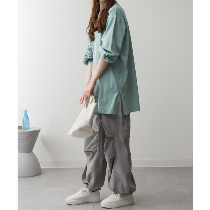 バルーンスリーブモックネックトップ レディース 大きいサイズ | JungleJalopy | 詳細画像60 