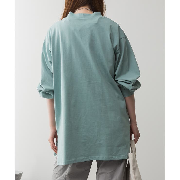 バルーンスリーブモックネックトップ レディース 大きいサイズ | JungleJalopy | 詳細画像62 