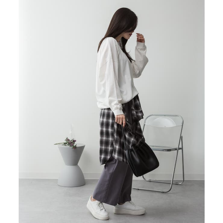 ゆったりロングスリーブカットソー レディース 大きいサイズ | JungleJalopy | 詳細画像11 