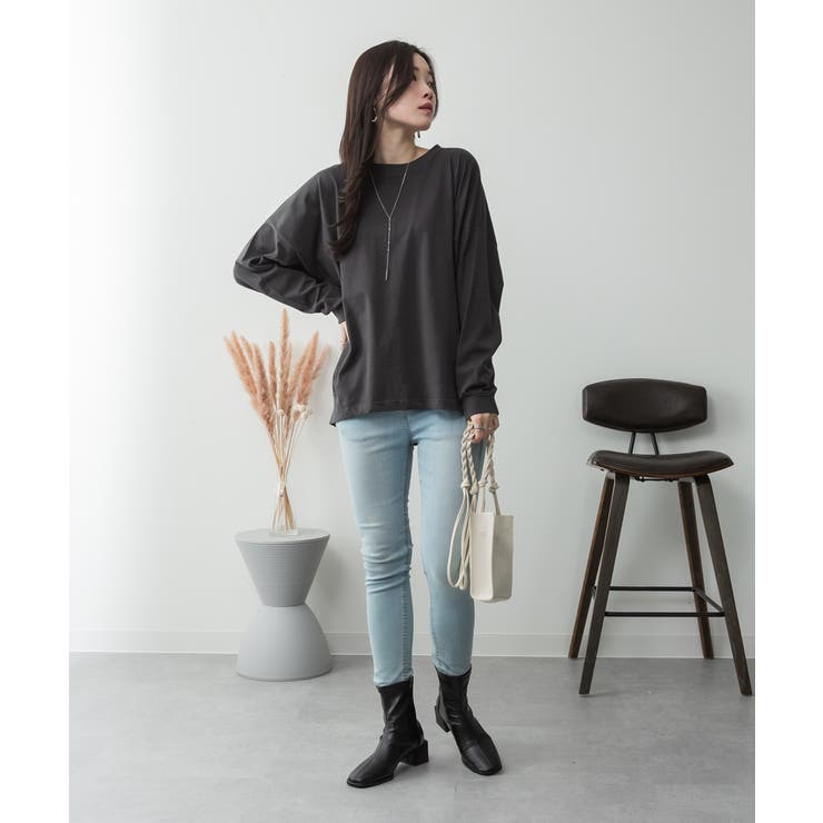 ゆったりロングスリーブカットソー レディース 大きいサイズ | JungleJalopy | 詳細画像62 