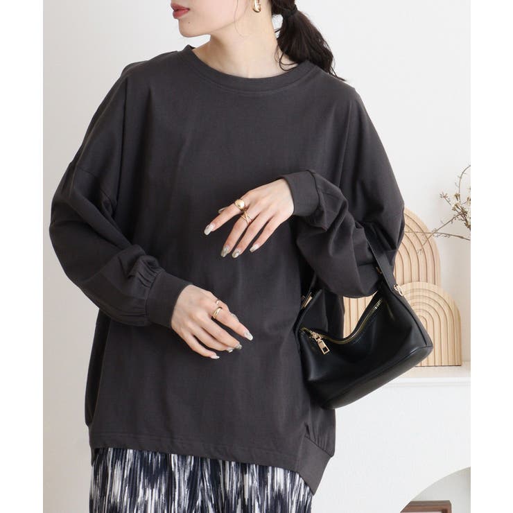 ゆったりロングスリーブカットソー レディース 大きいサイズ | JungleJalopy | 詳細画像70 