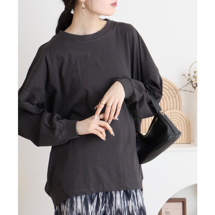 ゆったりロングスリーブカットソー レディース 大きいサイズ | JungleJalopy | 詳細画像72 