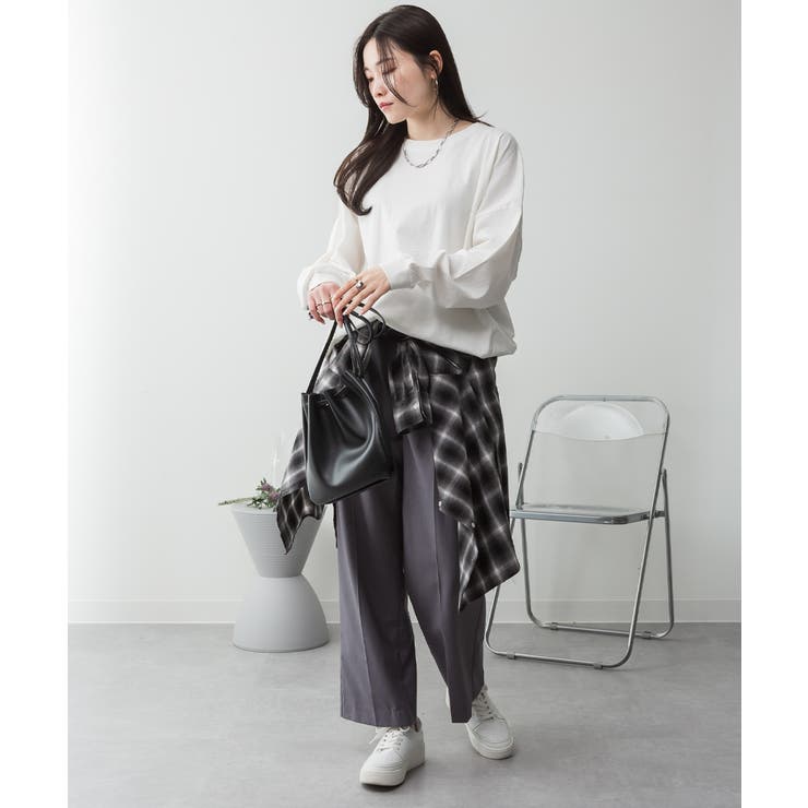 ゆったりロングスリーブカットソー レディース 大きいサイズ | JungleJalopy | 詳細画像9 