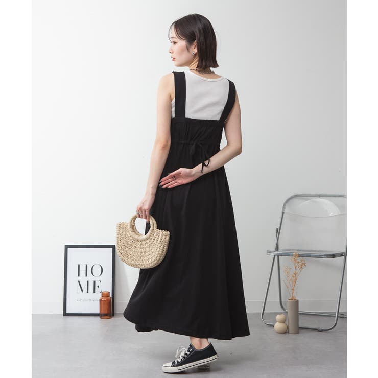 ブラ紐隠しワンピース 大きいサイズ ロング丈 | JungleJalopy | 詳細画像13 