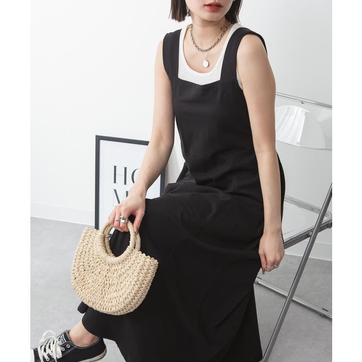 ブラ紐隠しワンピース 大きいサイズ ロング丈 | JungleJalopy | 詳細画像20 