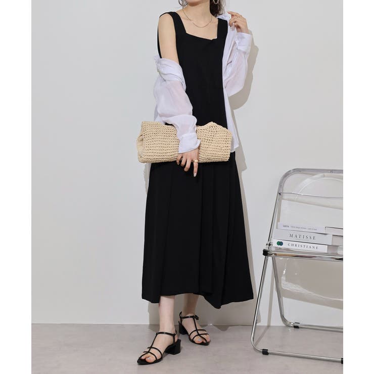 ブラ紐隠しワンピース 大きいサイズ ロング丈 | JungleJalopy | 詳細画像23 