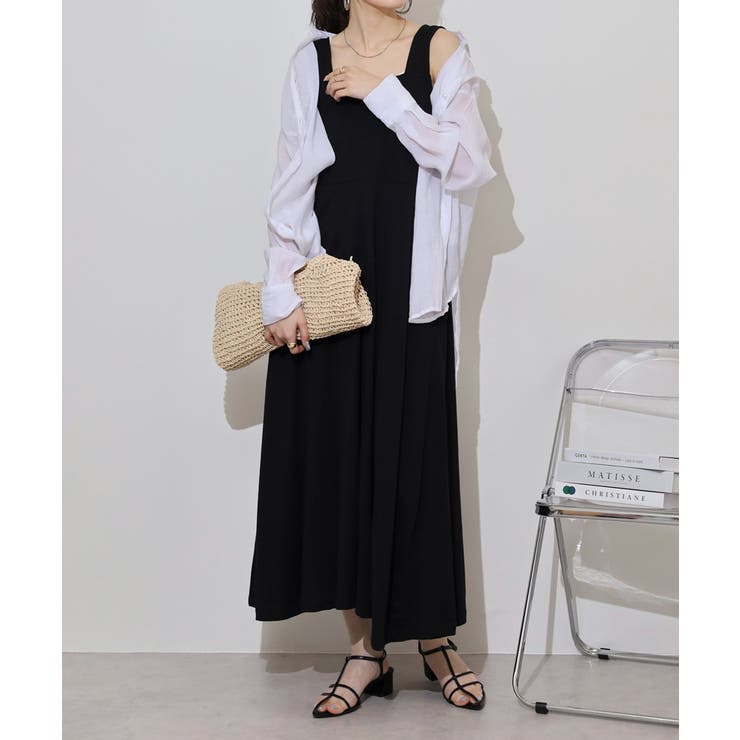 ブラ紐隠しワンピース 大きいサイズ ロング丈 | JungleJalopy | 詳細画像24 