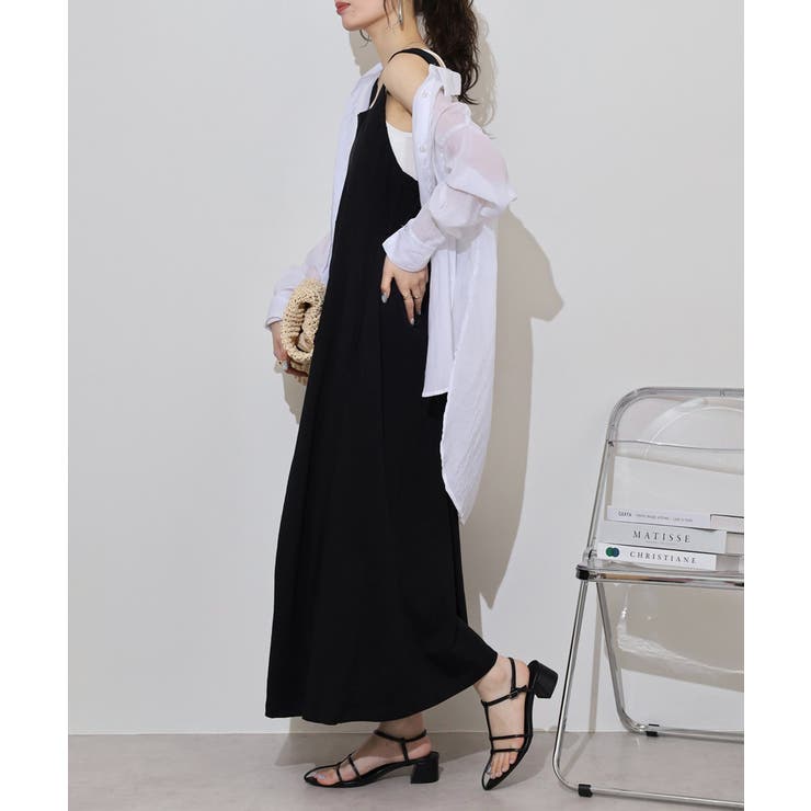 ブラ紐隠しワンピース 大きいサイズ ロング丈 | JungleJalopy | 詳細画像25 