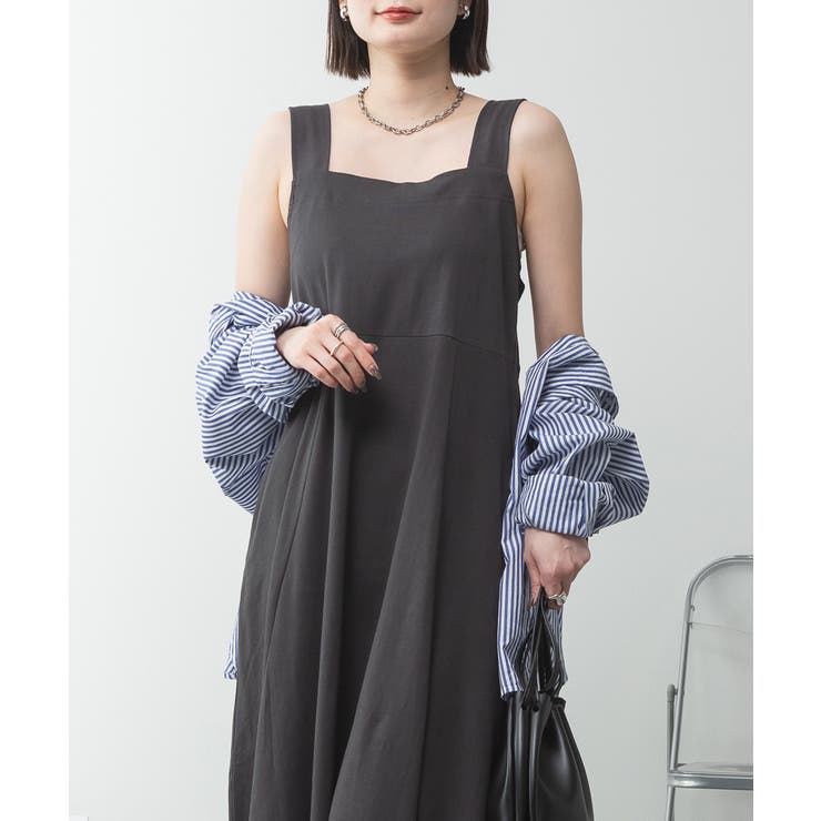 ブラ紐隠しワンピース 大きいサイズ ロング丈 | JungleJalopy | 詳細画像29 