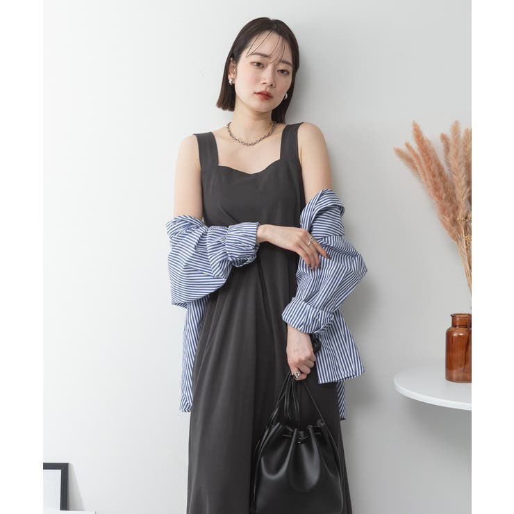 ブラ紐隠しワンピース 大きいサイズ ロング丈 | JungleJalopy | 詳細画像30 