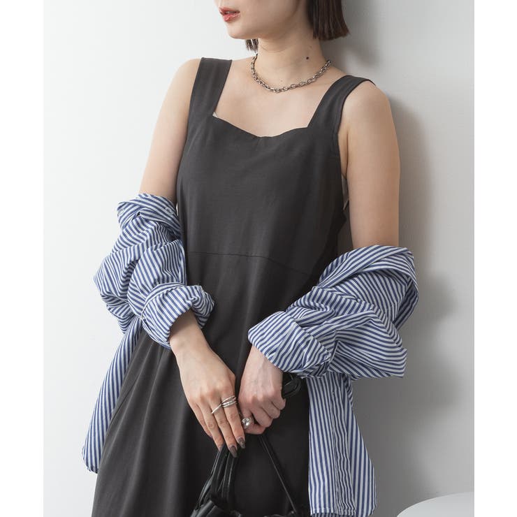 ブラ紐隠しワンピース 大きいサイズ ロング丈 | JungleJalopy | 詳細画像31 