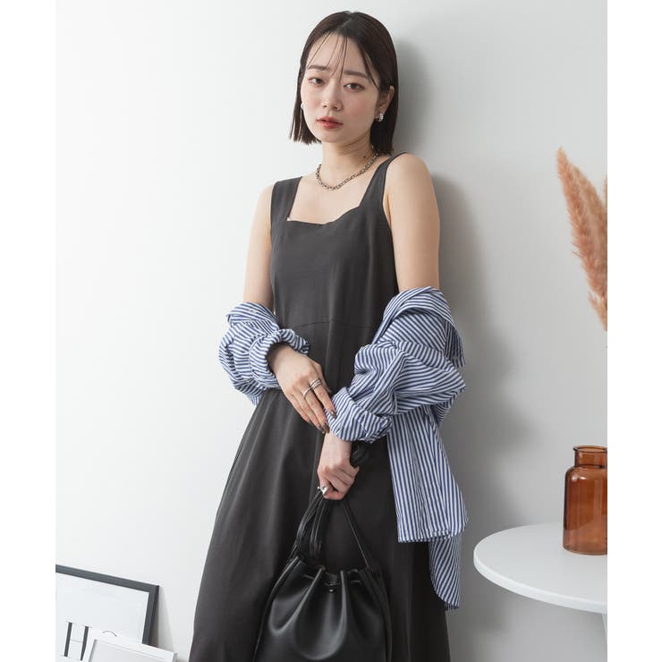 ブラ紐隠しワンピース 大きいサイズ ロング丈 | JungleJalopy | 詳細画像33 