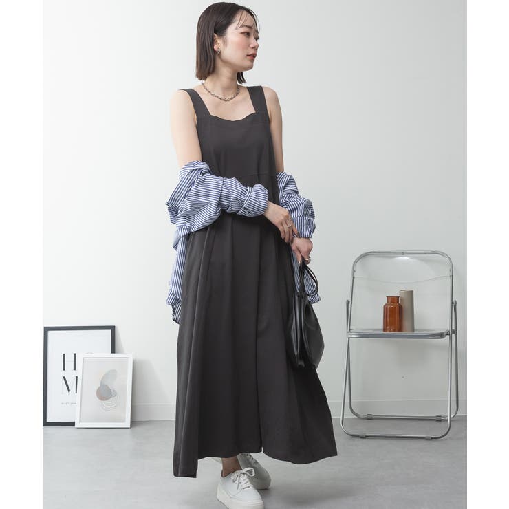 ブラ紐隠しワンピース 大きいサイズ ロング丈 | JungleJalopy | 詳細画像40 
