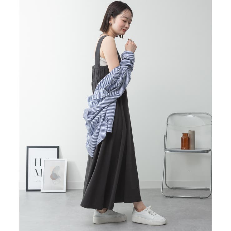 ブラ紐隠しワンピース 大きいサイズ ロング丈 | JungleJalopy | 詳細画像42 