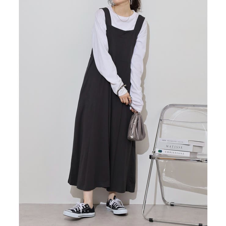 ブラ紐隠しワンピース 大きいサイズ ロング丈 | JungleJalopy | 詳細画像46 