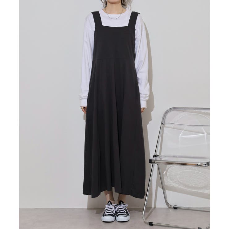 ブラ紐隠しワンピース 大きいサイズ ロング丈 | JungleJalopy | 詳細画像50 