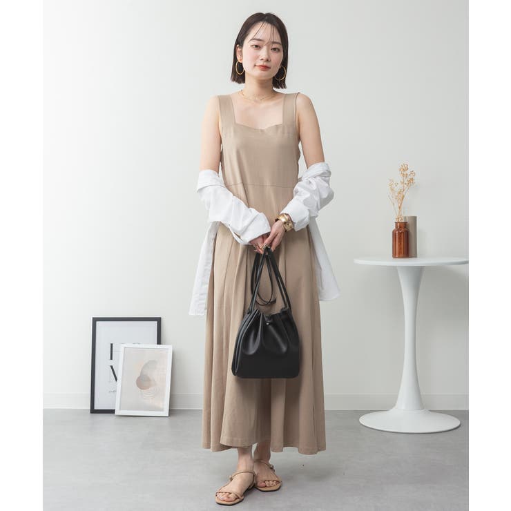 ブラ紐隠しワンピース 大きいサイズ ロング丈 | JungleJalopy | 詳細画像65 