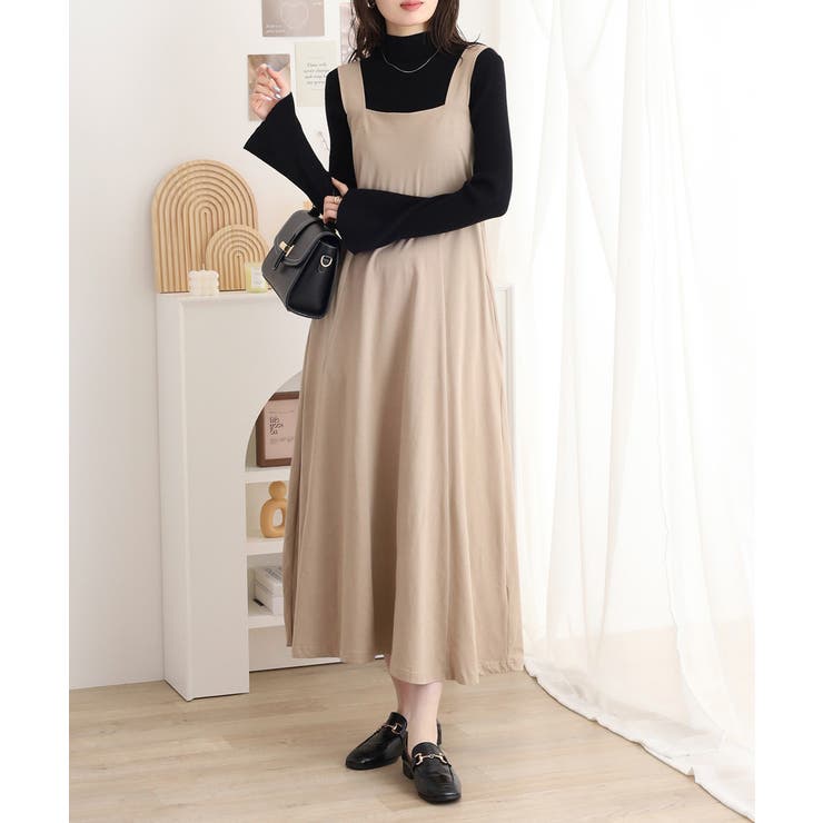 ブラ紐隠しワンピース 大きいサイズ ロング丈 | JungleJalopy | 詳細画像79 