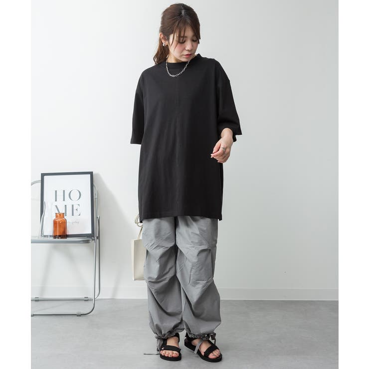 オーバーサイズコットンパネルTシャツ レディース 大きいサイズ | JungleJalopy | 詳細画像21 