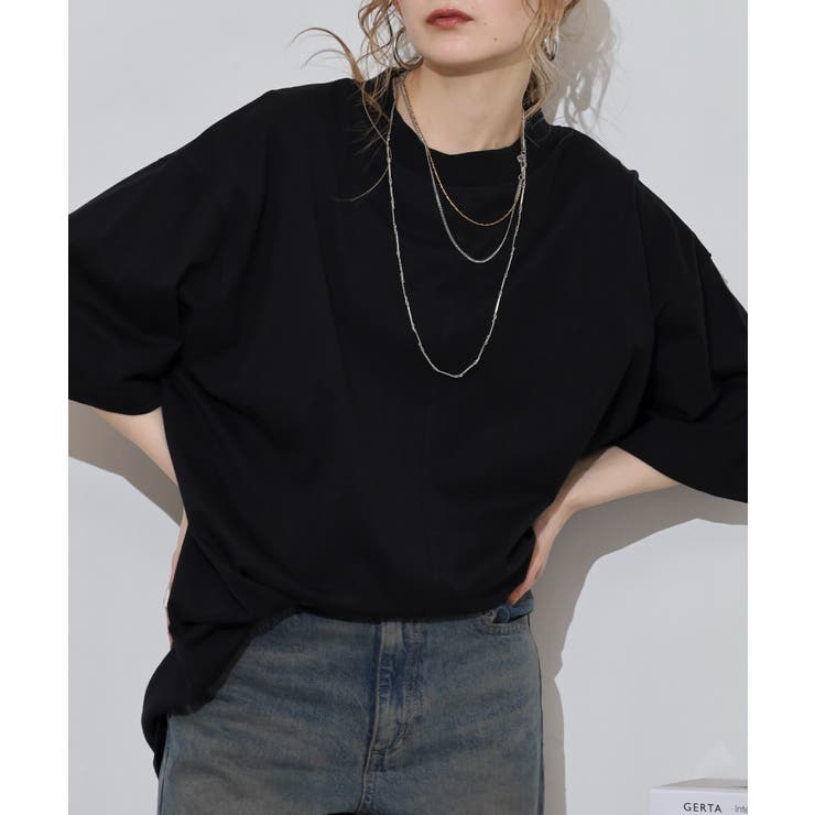 オーバーサイズコットンパネルTシャツ レディース 大きいサイズ | JungleJalopy | 詳細画像25 